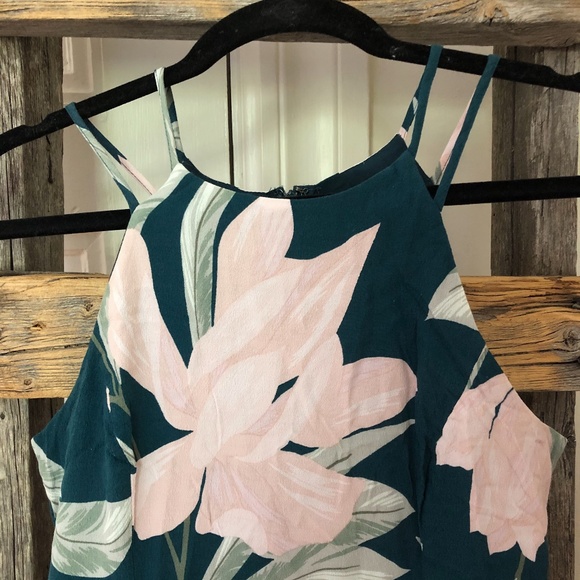 DYNAMITE Floral Halter Mini Dress - Picture 2 of 10